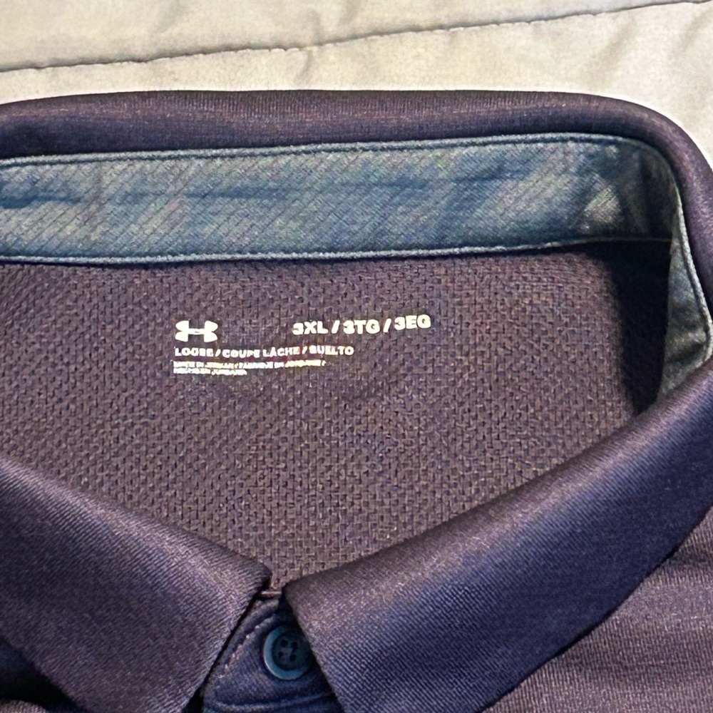 Under Armour Men's Dark Blue Polo Shirt